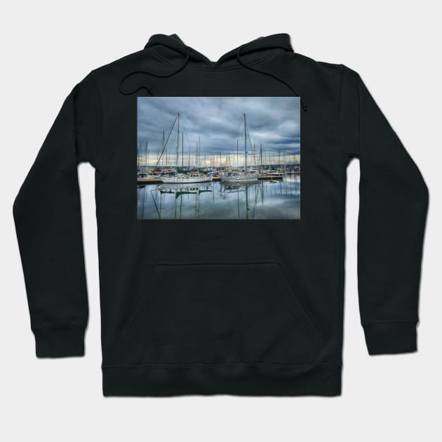 Port Townsend Marina 2 Hoodie by kchase